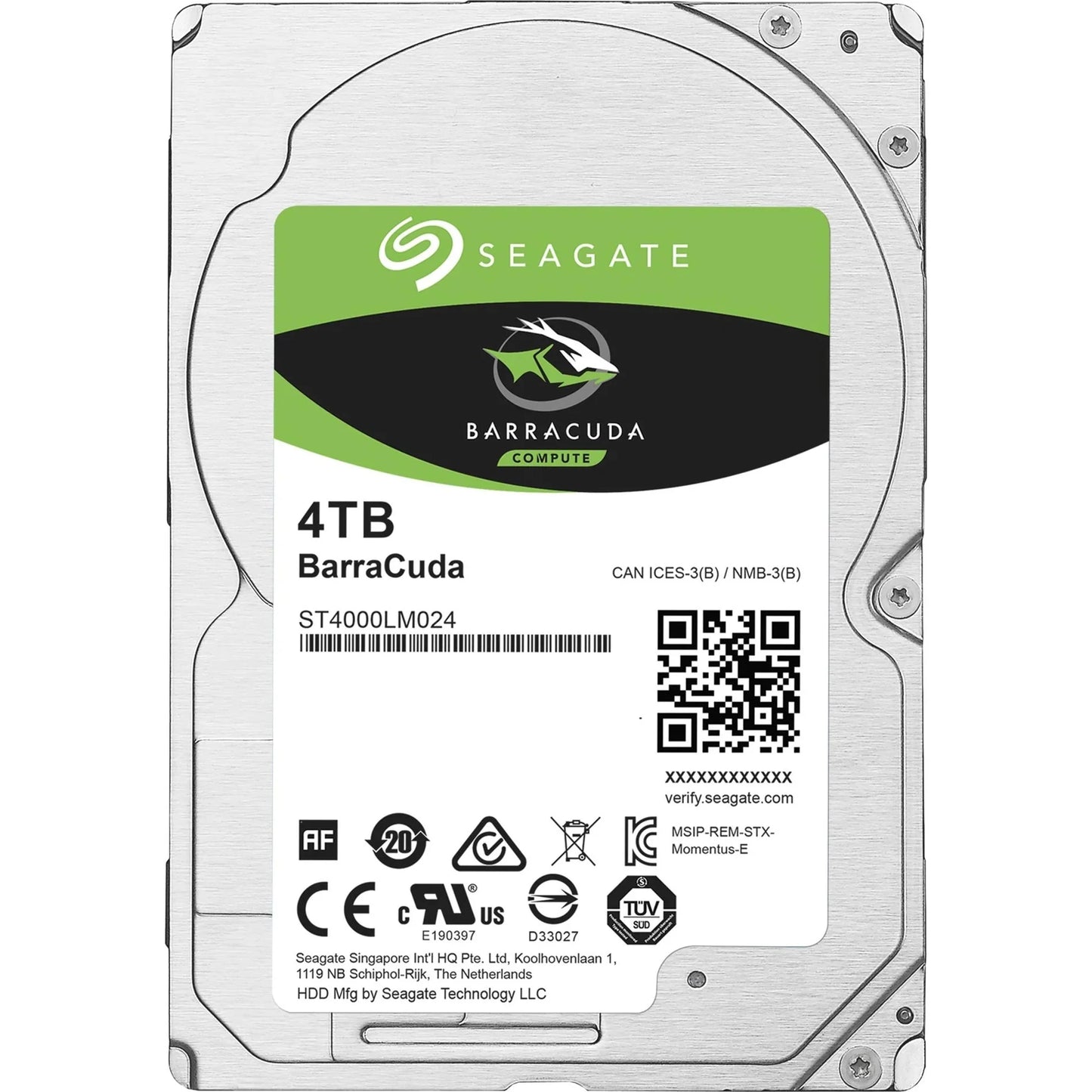 Seagate BarraCuda Mobile Hard Drive 4TB SATA 6Gb/s 128MB Cache 2.5 - Inch 15mm (ST4000LM024),Mechanical Hard Disk - The HDDs