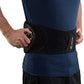 Adjustable Low-Profile Back Brace with BOA-Style Fit System – Removable Rigid Panels for Lumbar Support, Strains & Low Back Pain Relief