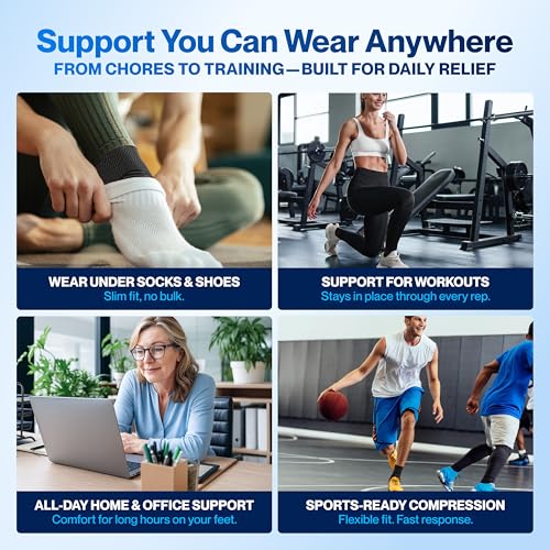 Breathable Ankle Brace with Removable Stabilizers – Slim Fit Support for Sprains, Injury Recovery, Sports (Medium, Unisex)