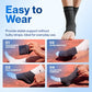 Foot & Ankle Brace Compression Sleeve – Support for Sprains, Plantar Fasciitis, Achilles Tendonitis & Arthritis (All Sizes, Men & Women)