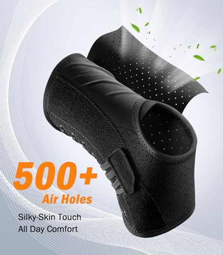 Foot & Ankle Brace Compression Sleeve – Support for Sprains, Plantar Fasciitis, Achilles Tendonitis & Arthritis (All Sizes, Men & Women)