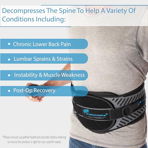 Universal LSO Lower Back Brace – Adjustable Lumbar Support Belt for Lower Back Pain, Sciatica & Spondylolisthesis Relief (X-Large)