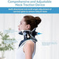 Neck Stretcher Cervical Traction Device – Adjustable Neck Brace for Pain Relief & Spine Alignment, Portable for Home, Office, and Outdoor Use