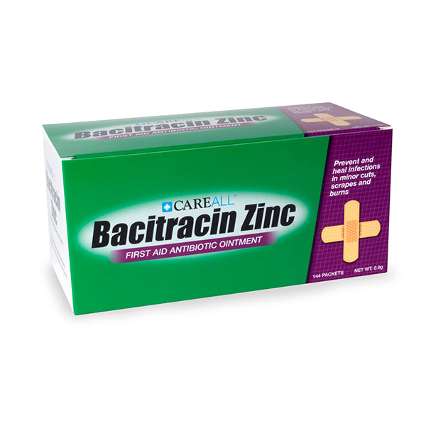 Bacitracin with Zinc Ointment 0.9 gram Packets 144/Box