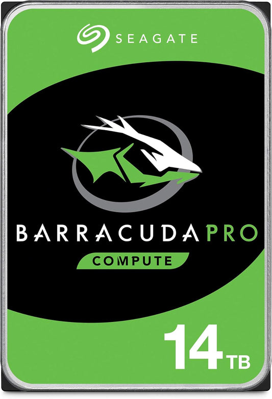 Seagate BarraCuda Pro - 14TB Internal Hard Drive - 3.5 - Inch, SATA 6Gb/s, 7200 RPM, 256MB Cache for Desktop Computer, Data Recovery (ST14000DM001) - The HDDs