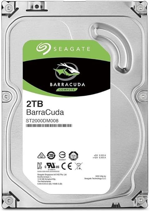 Seagate Barracuda ST2000DM008 2TB 3.5" Internal Hard Drive - SATA - The HDDs