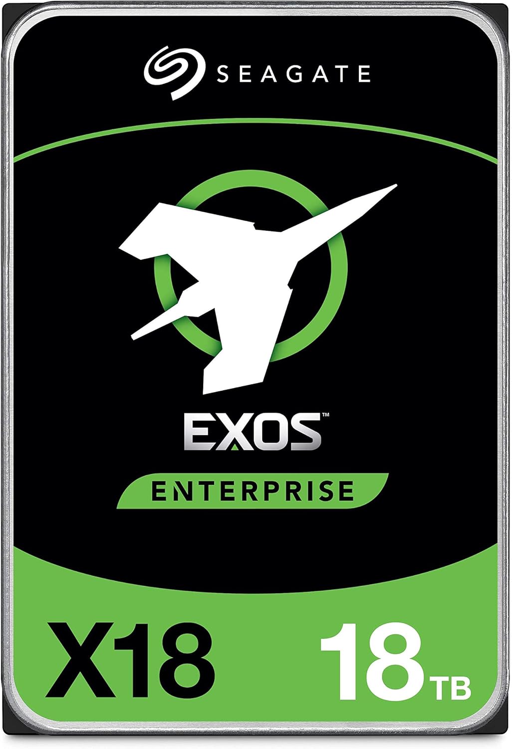 Seagate Exos X18 18TB Enterprise HDD - CMR 3.5 - inch Hyperscale SATA 6Gb/s, 7200 RPM, 512e and 4Kn Fast Format, Low Latency with Enhanced Cache (ST18000NM000J) - The HDDs