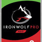 Seagate IronWolf Pro, 6 TB, Enterprise NAS Internal HDD –CMR 3.5 Inch, SATA 6 Gb/s, 7,200 RPM, 256 MB Cache for RAID Network Attached Storage (ST6000NT001) - The HDDs