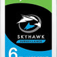 Seagate SkyHawk 6TB Surveillance Internal Hard Drive HDD – 3.5 Inch SATA 6GB/s 256MB Cache for DVR NVR Security Camera System with Drive Health Management – (ST6000VX001) - The HDDs