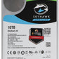 Seagate SkyHawk AI ST10000VE0008 – 10TB Internal Hard Drive (3.5 Inch), SATA (SATA/600) - The HDDs