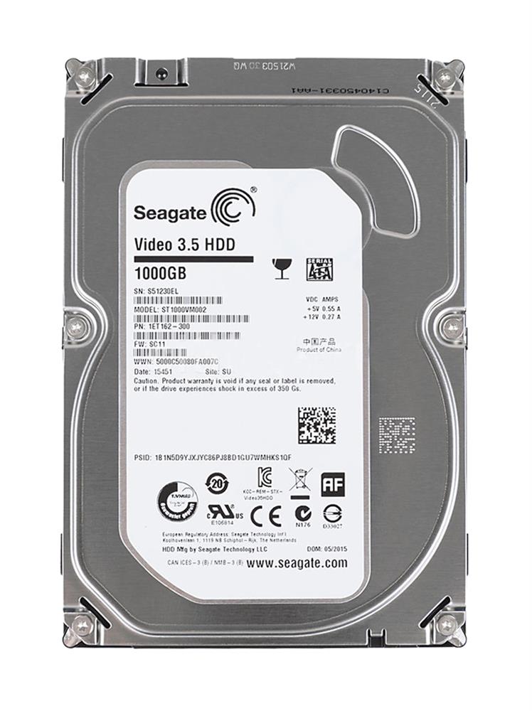 Seagate Video 3.5 HDD Internal Hard Drive Bare Drive - 1TB (ST1000VM002) - The HDDs