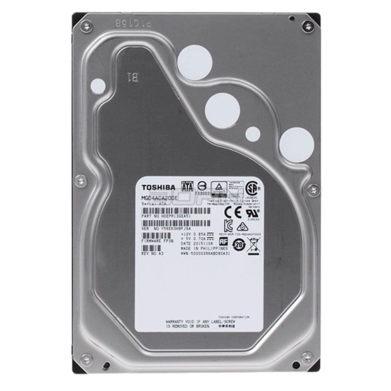 Toshiba HDD NEARLINE 2TB SATA 6GB/S 3.5IN 7200RPM 128MB 512E, MG04ACA200E - The HDDs