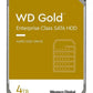 WD Gold 4TB Enterprise Class Hard Disk Drive - 7200 RPM Class SATA 6 Gb/s 128MB Cache 3.5 Inch - WD4002FYYZ - The HDDs