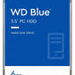 WD Internal Hard Disk 3.5in 6TB WD Blue WD60EZAZ SATA 6Gb/s 5400RPM 256MB Cache (Renewed) - The HDDs