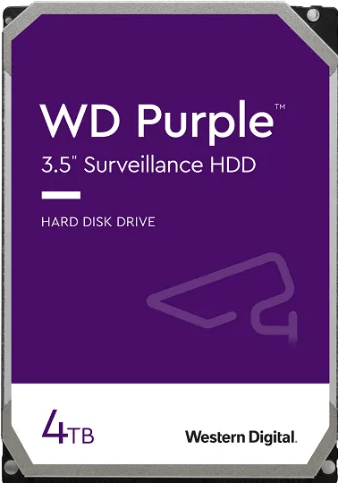 WD Purple 4TB Surveillance Hard Disk Drive - 5400 RPM Class SATA 6 Gb/s 64MB Cache 3.5 Inch - WD40PURX - The HDDs