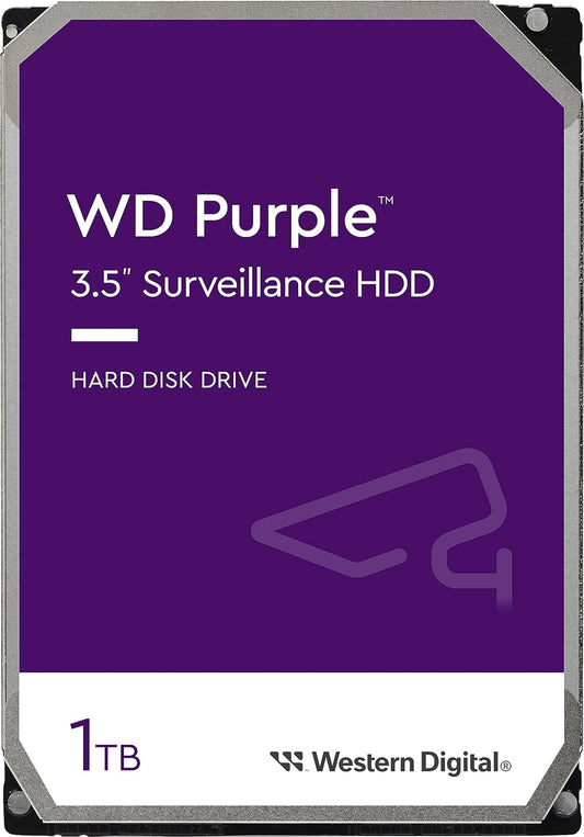 Western Digital 1TB WD Purple Surveillance Internal Hard Drive HDD - WD11PURZ - The HDDs