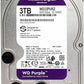 Western Digital 3TB WD Purple Surveillance Internal Hard Drive HDD - SATA 6 Gb/s, 256 MB Cache, 3.5" - WD33PURZ - The HDDs