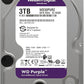 Western Digital 3TB WD Purple Surveillance Internal Hard Drive HDD - SATA 6 Gb/s, 64 MB Cache, 3.5" - WD30PURZ - The HDDs