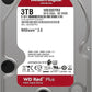 Western Digital 3TB WD Red Plus NAS Internal Hard Drive HDD - 5400 RPM, SATA 6 Gb/s, CMR, 64 MB Cache, 3.5" - WD30EFRX - The HDDs