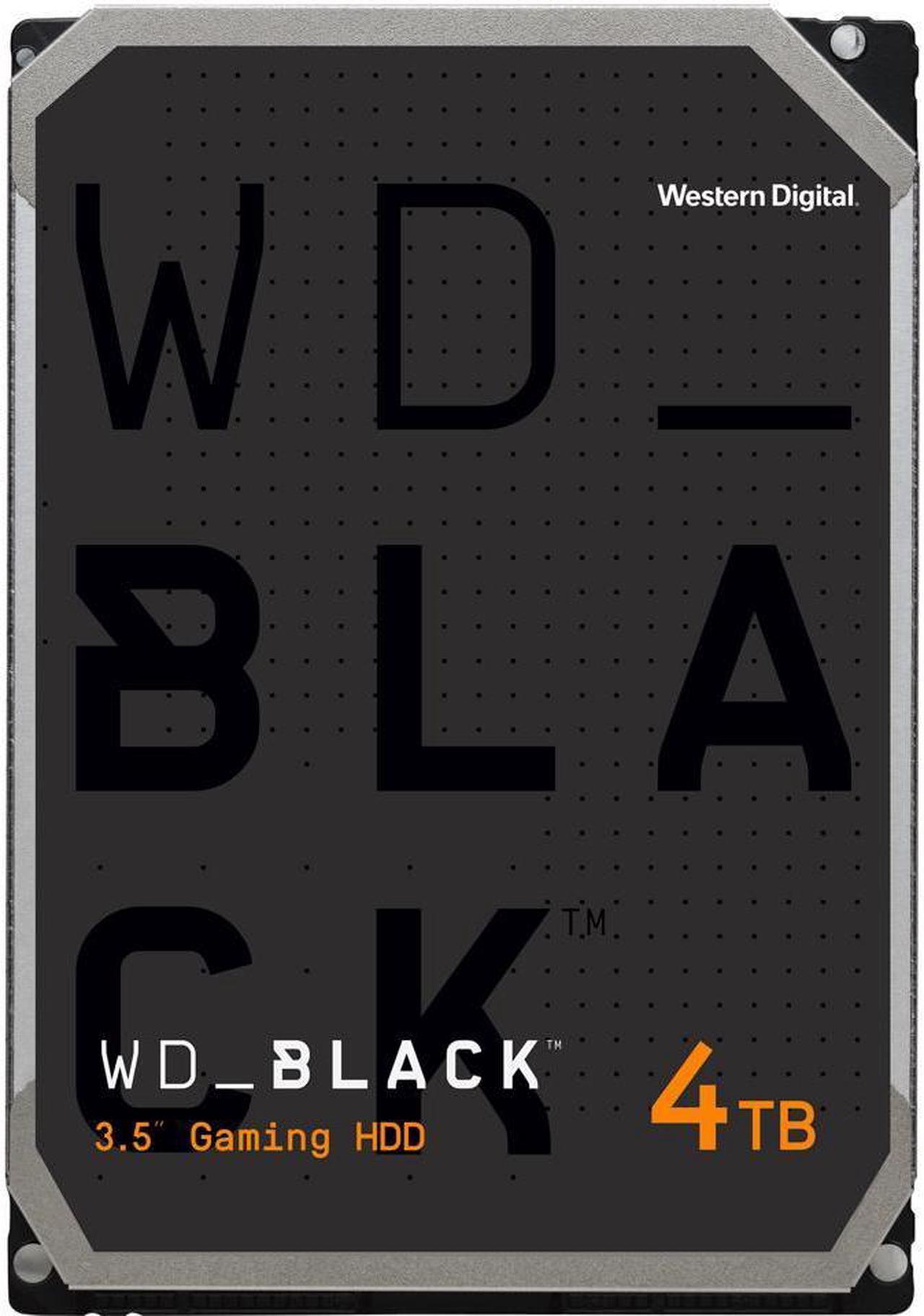 Western Digital 4TB WD Black Gaming Internal Hard Drive HDD - 7200 RPM, SATA 6 Gb/s, 256 MB Cache, 3.5" - WD4006FZBX - The HDDs