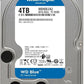 Western Digital 4TB WD Blue PC Internal Hard Drive HDD - 5400 RPM, SATA 6 Gb/s, 256 MB Cache, 3.5" - WD40EZAZ - The HDDs