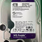 Western Digital 4TB WD Purple Surveillance Internal Hard Drive HDD - SATA 6 Gb/s, 256 MB Cache, 3.5" - WD42PURZ - The HDDs
