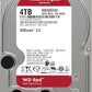 Western Digital 4TB WD Red NAS Internal Hard Drive HDD - 5400 RPM, SATA 6 Gb/s, SMR, 256MB Cache, 3.5" - WD40EFAX - The HDDs