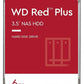 Western Digital 6TB WD Red Plus NAS Internal Hard Drive HDD - 5400 RPM, SATA 6 Gb/s, CMR, 64 MB Cache, 3.5" - WD60EFRX - The HDDs