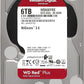 Western Digital 6TB WD Red Plus NAS Internal Hard Drive HDD - 5400 RPM, SATA 6 Gb/s, CMR, 64 MB Cache, 3.5" - WD60EFRX - The HDDs
