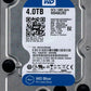 Western Digital Blue, WD40EZRZ 4000 GB Internal HDD, 3.5", SATA, Black, Grey - The HDDs