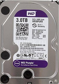 Western Digital Purple 3TB Surveillance Hard Disk Drive - 5400 RPM Class SATA 6 Gb/s 64MB Cache 3.5 Inch - WD30PURX - The HDDs