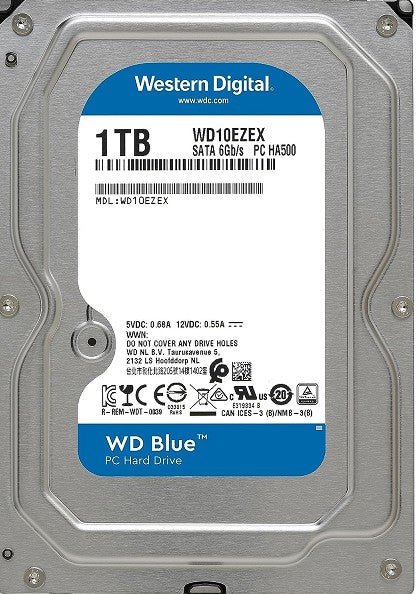 Western Digital (WD) Caviar BLUE WD10EZEX 1TB SATA 6Gb/s 7200 RPM 64MB Cache HDD - The HDDs