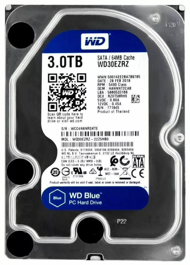 Western Digital wd green WD30EZRZ 3TB - The HDDs