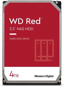 Western Digital WD40EFRX WD Red NAS Hard Drive - Hard drive - 4 TB - internal - 3.5 inch - SATA 6Gb/s - buffer: 64 MB - for WD My Cloud EX2, EX4 - The HDDs